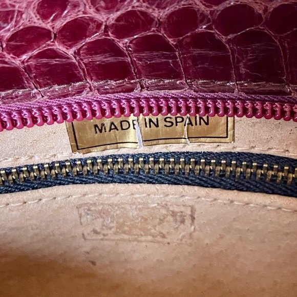 Vintage Genuine Snakeskin Shoulder Bag from Spain - Picture 4 of 9